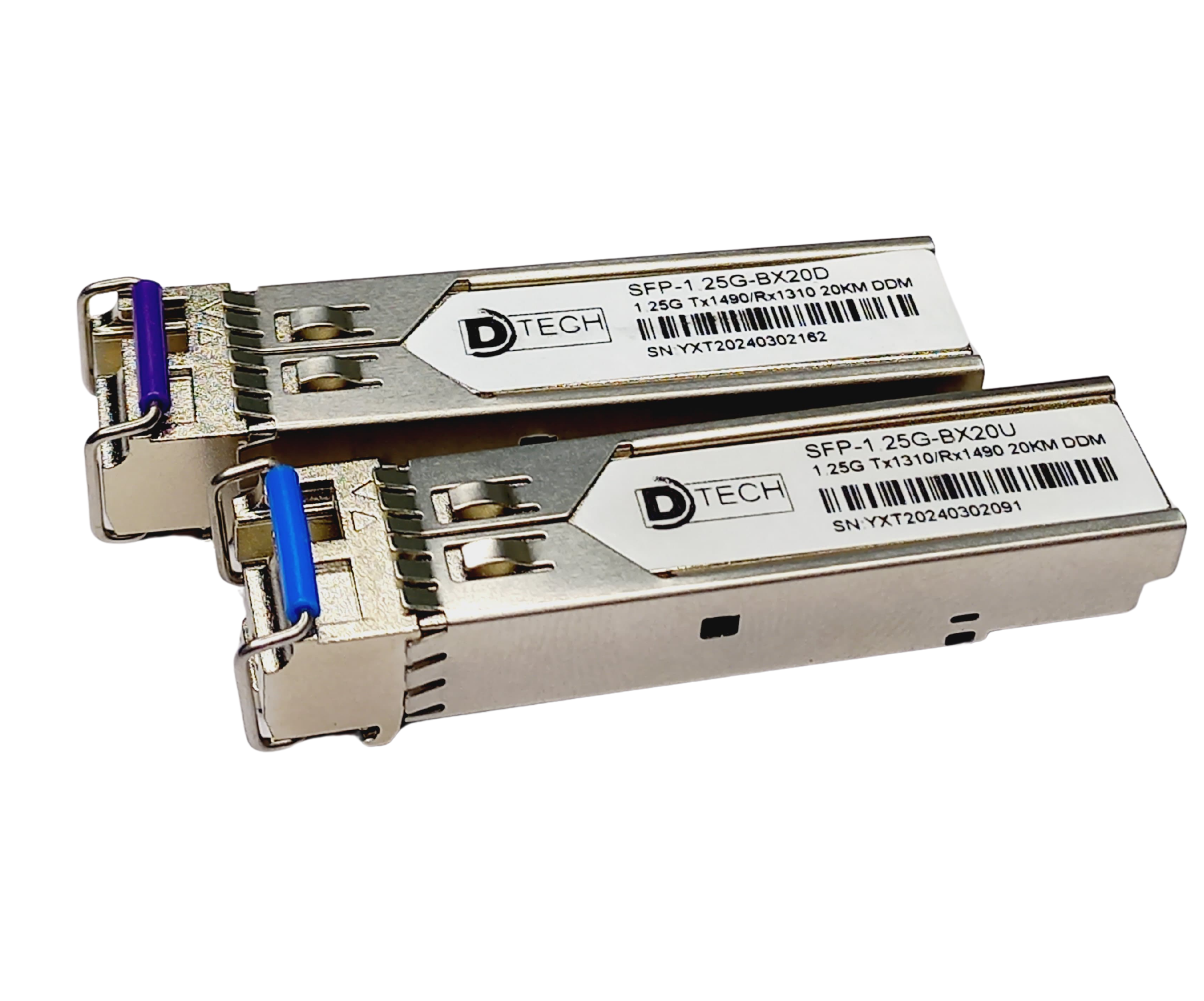 SFP 1.25G BIDI, TX1490nm/RX1310nm, 20km LC, DDM 140